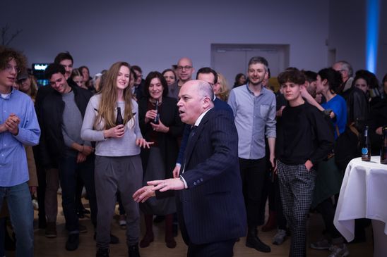 Eröffnung der Ausstellung "Eduardo Paolozzi. Lots of Pictures, Lots of Fun" in der Berlinischen Galerie, 8.2.2018, Foto: Harry Schnitger