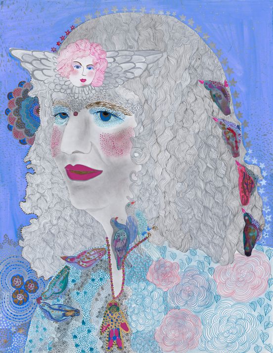Tabea Blumenschein, Ohne Titel (Portrait Ulrike Ottinger), undatiert, Schenkung Ulrike Ottinger