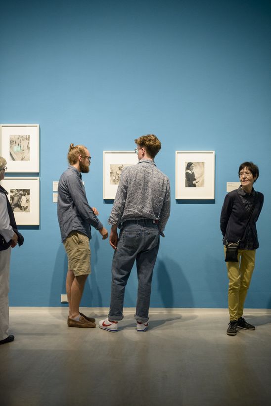 Preview zur Ausstellung "Die fotografierte Ferne. Fotografen auf Reisen (1880–2015)", 17.5.2017, Foto: Hannes Wiedemann