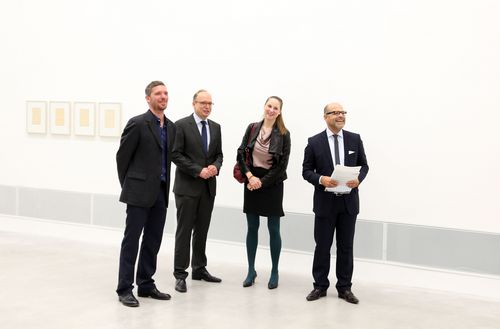 Eröffnung der Ausstellung "Katja Strunz. Drehmoment (Viel Zeit, wenig Raum). Vattenfall Contemporary 2013" in der Berlinischen Galerie, 25.4.2013, Foto: Jirka Jansch Eröffnung der Ausstellung "Katja Strunz. Drehmoment (Viel Zeit, wenig Raum). Vattenfall Contemporary 2013" in der Berlinischen Galerie, 25.4.2013, Foto: Jirka Jansch
