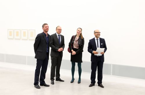 Eröffnung der Ausstellung "Katja Strunz. Drehmoment (Viel Zeit, wenig Raum). Vattenfall Contemporary 2013" in der Berlinischen Galerie, 25.4.2013, Foto: Jirka Jansch Eröffnung der Ausstellung "Katja Strunz. Drehmoment (Viel Zeit, wenig Raum). Vattenfall Contemporary 2013" in der Berlinischen Galerie, 25.4.2013, Foto: Jirka Jansch