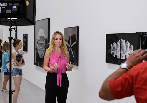 Eröffnung der Ausstellung "Andreas Greiner. Agentur des Exponenten", GASAG Kunstpreis 2016 in der Berlinischen Galerie, 14.9.2016, Foto: Harry Schnitger Eröffnung der Ausstellung "Andreas Greiner. Agentur des Exponenten", GASAG Kunstpreis 2016 in der Berlinischen Galerie, 14.9.2016, Foto: Harry Schnitger