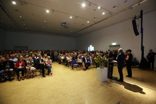 Eröffnung der Ausstellung "Dada Afrika. Dialog mit dem Fremden" in der Berlinischen Galerie, 4.8.2016, Foto: Amin Akhtar