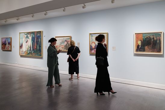  Impressionen Preview „Edvard Munch. Zauber des Nordens“, Berlinische Galerie