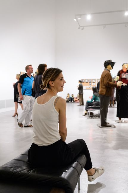 Eröffnung der Ausstellung "Andreas Greiner. Agentur des Exponenten", GASAG Kunstpreis 2016 in der Berlinischen Galerie, 14.9.2016, Foto: Harry Schnitger Eröffnung der Ausstellung "Andreas Greiner. Agentur des Exponenten", GASAG Kunstpreis 2016 in der Berlinischen Galerie, 14.9.2016, Foto: Harry Schnitger