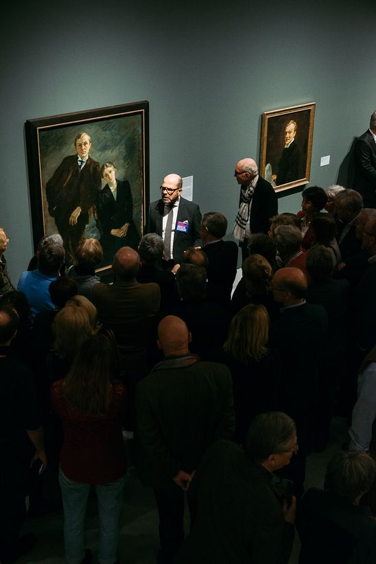 Preview des Fördervereins zur Ausstellung "Max Beckmann und Berlin", 18.11.2015, Foto: Hannes Wiedemann