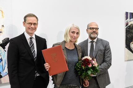 Eröffnungen und Verleihungen der Hannah-Höch-Preise 2016 an Cornelia Schleime und Tatjana Doll, 24.11.2016, Foto: Harry Schnitger Eröffnungen und Verleihungen der Hannah-Höch-Preise 2016 an Cornelia Schleime und Tatjana Doll, 24.11.2016, Foto: Harry Schnitger
