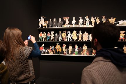 Eröffnung der Ausstellung "Dorothy Iannone. This Sweetness Outside of Time" in der Berlinischen Galerie, 18.2.2014, Foto: Amin Akhtar Eröffnung der Ausstellung "Dorothy Iannone. This Sweetness Outside of Time" in der Berlinischen Galerie, 18.2.2014, Foto: Amin Akhtar