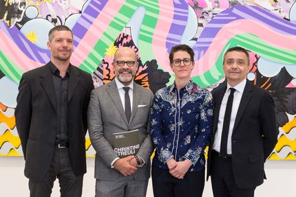 Eröffnung der Ausstellung von Christine Streuli, Fred-Thieler-Preisträgerin 2017, 17.3.2017, Foto: Harry Schnitger Eröffnung der Ausstellung von Christine Streuli, Fred-Thieler-Preisträgerin 2017, 17.3.2017, Foto: Harry Schnitger
