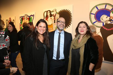 Eröffnung der Ausstellung "Dorothy Iannone. This Sweetness Outside of Time" in der Berlinischen Galerie, 18.2.2014, Foto: Amin Akhtar Eröffnung der Ausstellung "Dorothy Iannone. This Sweetness Outside of Time" in der Berlinischen Galerie, 18.2.2014, Foto: Amin Akhtar