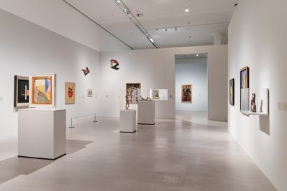 Ausstellungsansicht „Magyar Modern. Ungarische Kunst in Berlin 1910-1933“, Berlinische Galerie, Foto: © Pauline Ruther Ausstellungsansicht „Magyar Modern. Ungarische Kunst in Berlin 1910-1933“, Berlinische Galerie, Foto: © Pauline Ruther