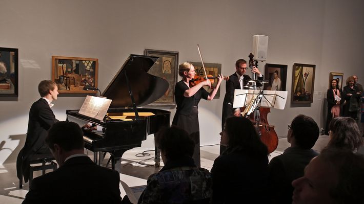 Eröffnung der Ausstellung "Wien Berlin. Kunst zweier Metropolen" in der Berlinischen Galerie, 23.10.2013, Foto: Amin Akhtar