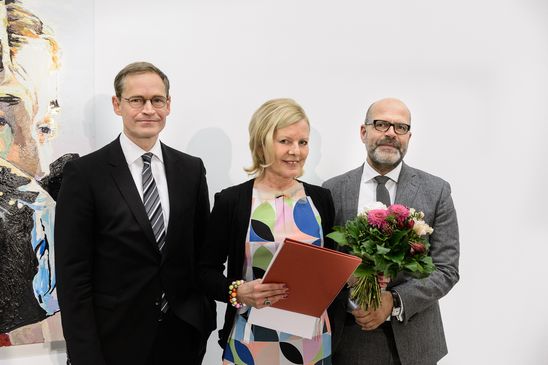 Eröffnungen und Verleihungen der Hannah-Höch-Preise 2016 an Cornelia Schleime und Tatjana Doll, 24.11.2016, Foto: Harry Schnitger