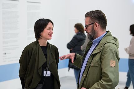 Eröffnung der Ausstellung "Eduardo Paolozzi. Lots of Pictures, Lots of Fun" in der Berlinischen Galerie, 8.2.2018, Foto: Harry Schnitger Eröffnung der Ausstellung "Eduardo Paolozzi. Lots of Pictures, Lots of Fun" in der Berlinischen Galerie, 8.2.2018, Foto: Harry Schnitger