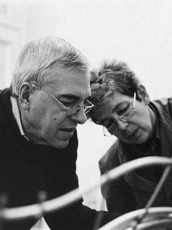 Brigitte und Martin Matschinsky-Denninghoff im Berliner Atelier, 1984