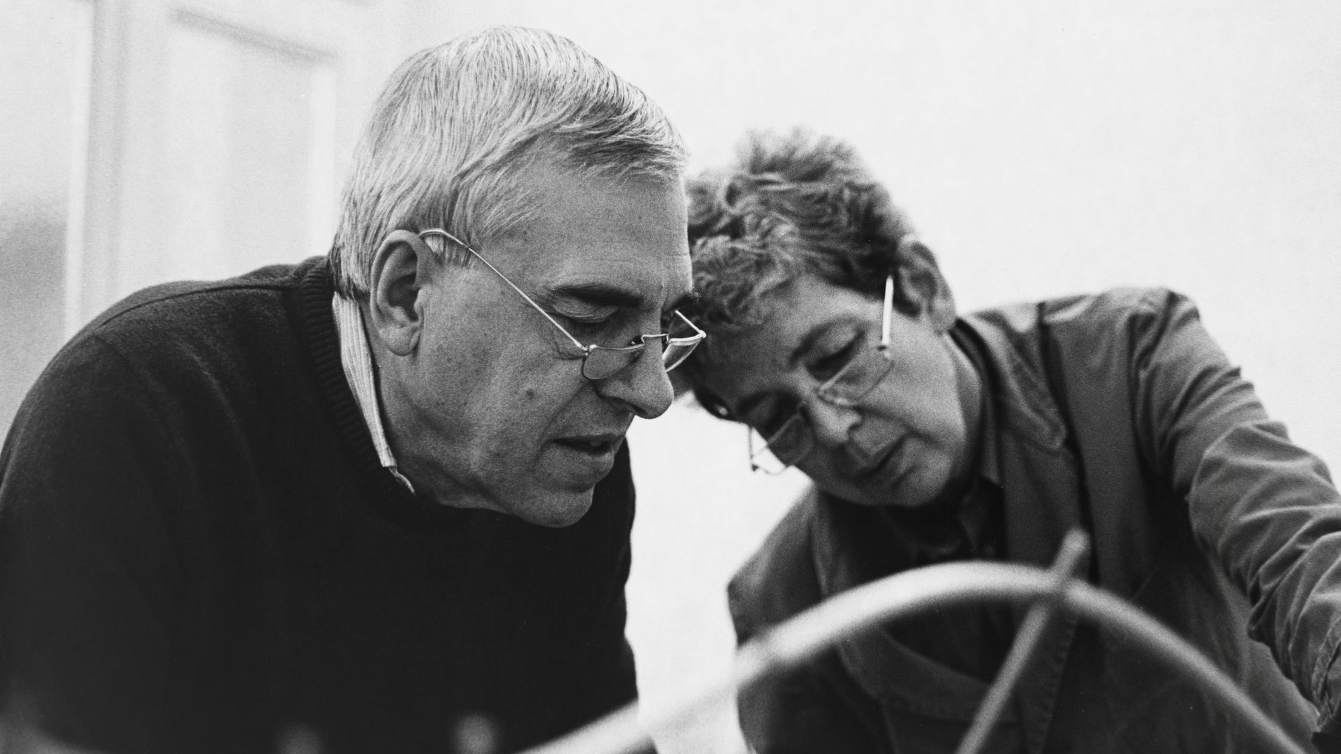 Brigitte und Martin Matschinsky-Denninghoff im Berliner Atelier, 1984