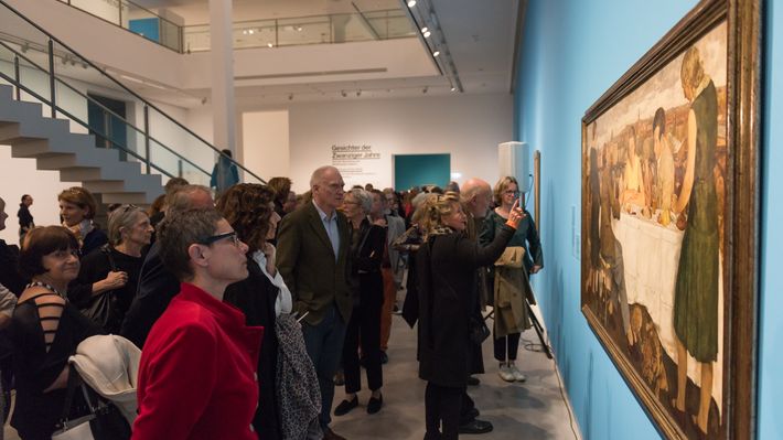 Eröffnung der Ausstellung "Lotte Laserstein. Von Angesicht zu Angesicht" in der Berlinischen Galerie, 4.4.2019, Foto: Jule Roehr
