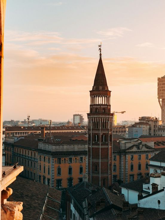 Panoramaansicht Mailand