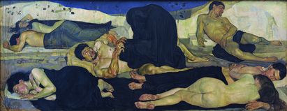 Ferdinand Hodler, Die Nacht, 1889-1890, Foto: © Kunstmuseum Bern Ferdinand Hodler, Die Nacht, 1889-1890, Foto: © Kunstmuseum Bern
