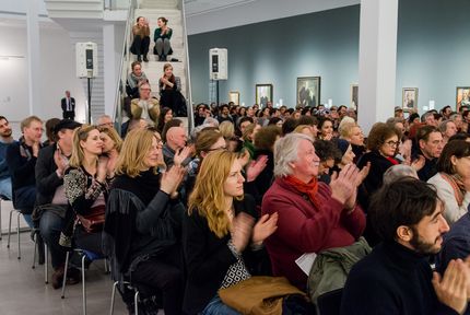 Lesung mit Schauspielerin Sophie Rois aus Klaus Manns "Der fromme Tanz" anlässlich der Ausstellung "Max Beckmann und Berlin", 21.1.2016, Foto: Hannes Wiedemann Lesung mit Schauspielerin Sophie Rois aus Klaus Manns "Der fromme Tanz" anlässlich der Ausstellung "Max Beckmann und Berlin", 21.1.2016, Foto: Hannes Wiedemann