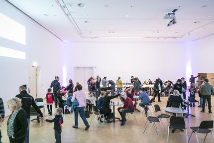 Kindervernissage zur Kunst der Novembergruppe in der Berlinischen Galerie, 11.11.2018, © Foto: Pascal Rohé Kindervernissage zur Kunst der Novembergruppe in der Berlinischen Galerie, 11.11.2018, © Foto: Pascal Rohé