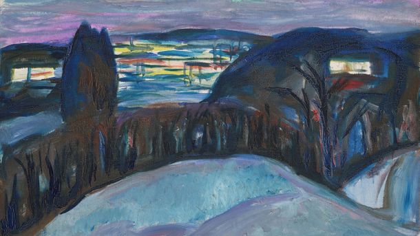 Edvard Munch, Sternennacht, 1922-1924, Foto: © MUNCH, Oslo / Juri Kobayashi