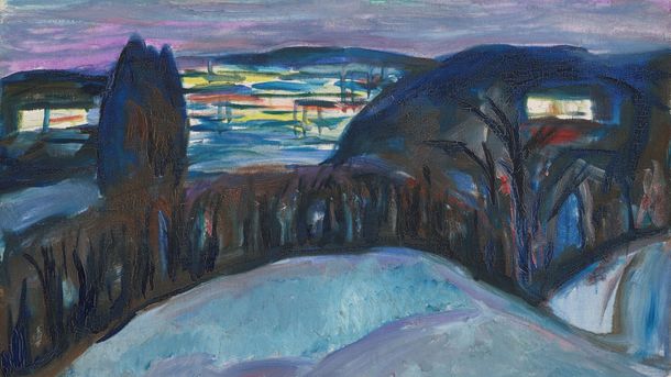 Edvard Munch, Sternennacht, 1922-1924, Foto: © MUNCH, Oslo / Juri Kobayashi
