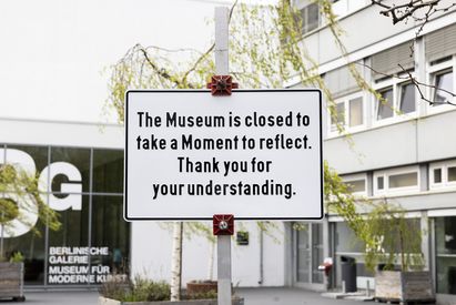 Thank you for your understanding, An Artistic Intervention by Cem A., Berlinische Galerie, 2023 Thank you for your understanding, An Artistic Intervention by Cem A., Berlinische Galerie, 2023