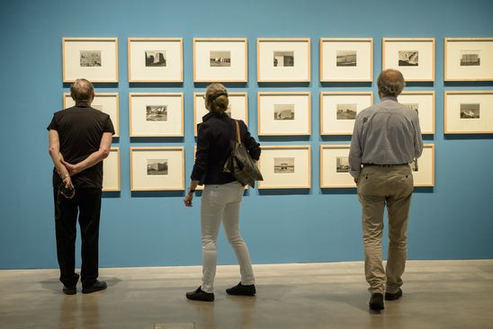 Preview zur Ausstellung "Die fotografierte Ferne. Fotografen auf Reisen (1880–2015)", 17.5.2017, Foto: Hannes Wiedemann