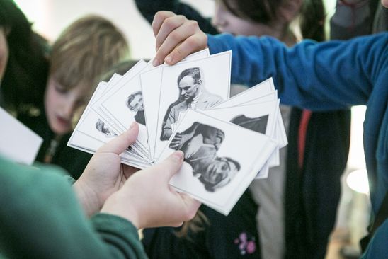 Kindervernissage zur Kunst der Novembergruppe in der Berlinischen Galerie, 11.11.2018, © Foto: Pascal Rohé
