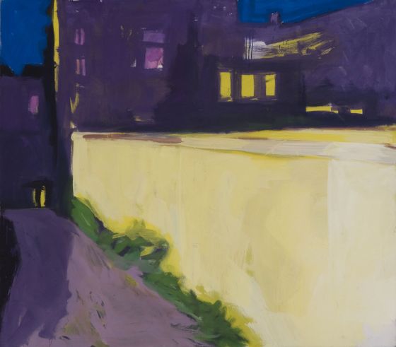 Rainer Fetting, Yellow Wall (Luckauer Straße / Sebastianstraße), 1977, © Rainer Fetting