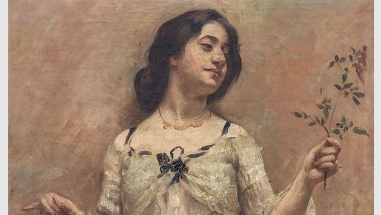 Lovis Corinth, Portrait of Charlotte Berend in a White Dress, 1902, © Sammlung Stiftung Stadtmuseum Berlin, Foto: Oliver Ziebe