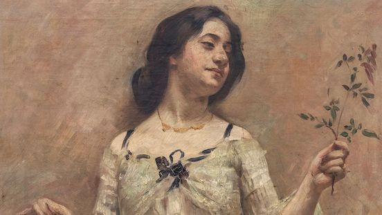 Lovis Corinth, Portrait of Charlotte Berend in a White Dress, 1902, © Sammlung Stiftung Stadtmuseum Berlin, Foto: Oliver Ziebe
