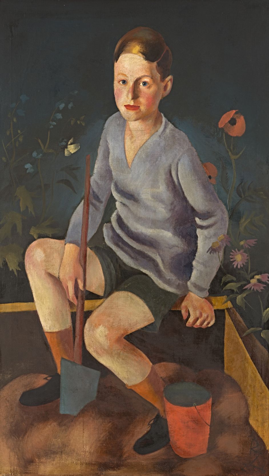 Gemälde von Richard Ziegler, Öl auf Leinwand, 120 x 71 cm
