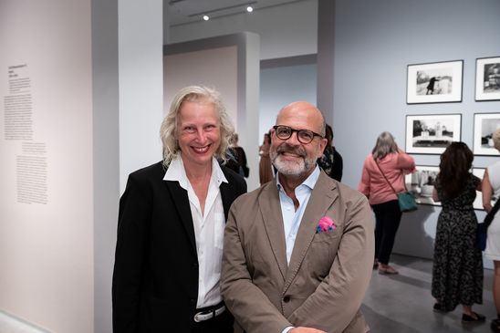 Nadine Barth (Hatje Cantz) und Dr. Thomas Köhler (Direktor Berlinische Galerie)