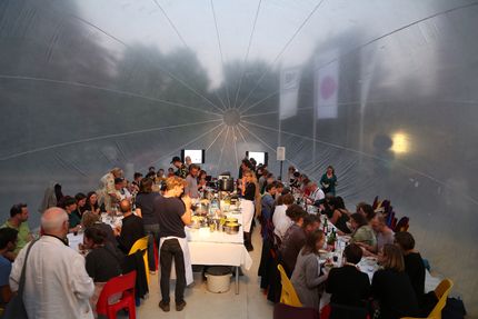 Diskursives Dinner im Küchenmonument, 17.9.2014, Foto: Jirka Jansch Diskursives Dinner im Küchenmonument, 17.9.2014, Foto: Jirka Jansch