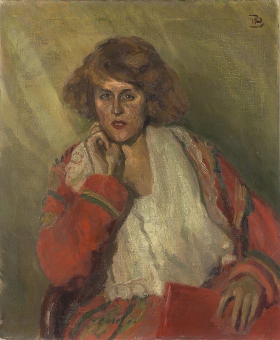 Robert Breyer, Die Schauspielerin Mary Franck, 1927, © Urheberrechte am Werk erloschen, Foto: Kai-Annett Becker, Restauriert mit Unterstützung der Ernst von Siemens Kunststiftung