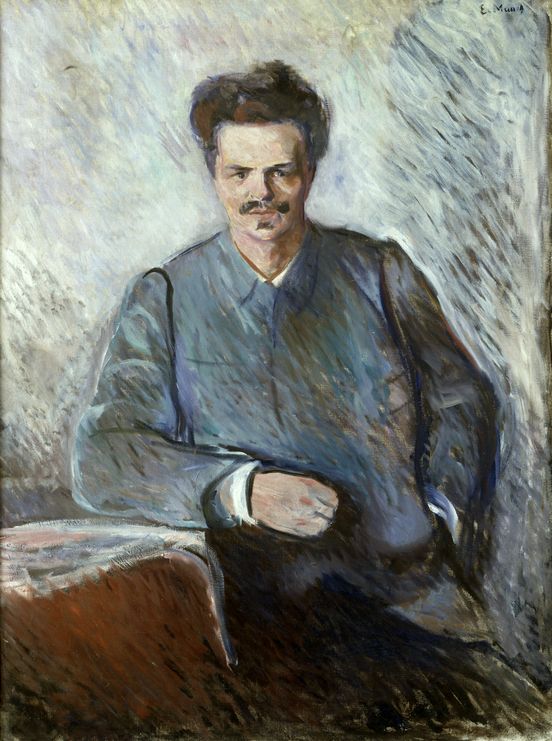 Edvard Munch, August Strindberg, 1892