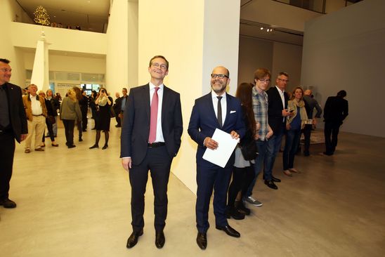 Wiederöffnung der Berlinischen Galerie, 8.5.2015, Foto: Amin Akhtar