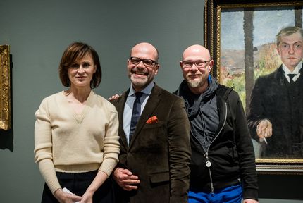 Lesung mit Schauspielerin Sophie Rois aus Klaus Manns "Der fromme Tanz" anlässlich der Ausstellung "Max Beckmann und Berlin", 21.1.2016, Foto: Hannes Wiedemann Lesung mit Schauspielerin Sophie Rois aus Klaus Manns "Der fromme Tanz" anlässlich der Ausstellung "Max Beckmann und Berlin", 21.1.2016, Foto: Hannes Wiedemann