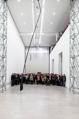 Eröffnung der Ausstellung "Monica Bonvicini. 3612,54 m³ vs 0,05 m³" in der Berlinischen Galerie, 15.9.2017, Foto: Harry Schnitger Eröffnung der Ausstellung "Monica Bonvicini. 3612,54 m³ vs 0,05 m³" in der Berlinischen Galerie, 15.9.2017, Foto: Harry Schnitger