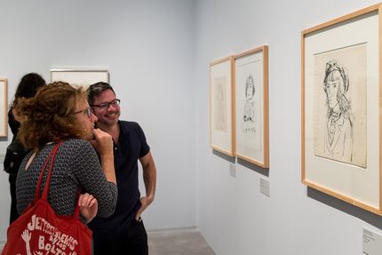 Eröffnung der Ausstellung "Jeanne Mammen. Die Beobachterin" in der Berlinischen Galerie, 5.10.2017, Foto: Harry Schnitger Eröffnung der Ausstellung "Jeanne Mammen. Die Beobachterin" in der Berlinischen Galerie, 5.10.2017, Foto: Harry Schnitger