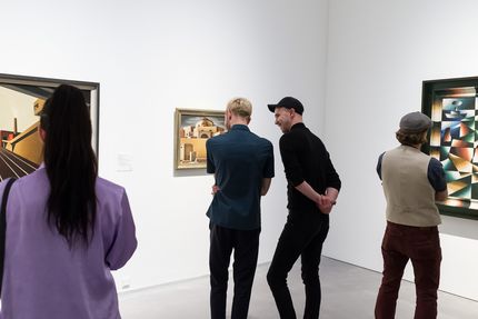 Eröffnung der Ausstellung "Freiheit. Die Kunst der Novembergruppe" in der Berlinischen Galerie, 08.11.2018, Foto: Harry Schnitger Eröffnung der Ausstellung "Freiheit. Die Kunst der Novembergruppe" in der Berlinischen Galerie, 08.11.2018, Foto: Harry Schnitger