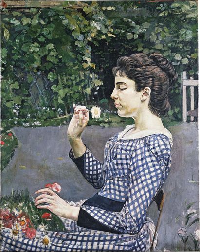 Ferdinand Hodler, Bildnis Hélène Weiglé, 1888, Foto: © bpk / Städel Museum / Ursula Edelmann Ferdinand Hodler, Bildnis Hélène Weiglé, 1888, Foto: © bpk / Städel Museum / Ursula Edelmann
