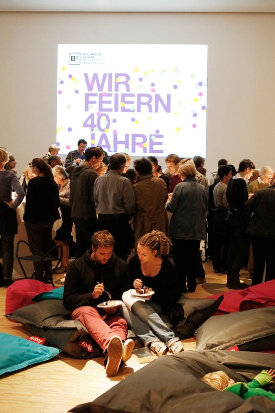 Fest anlässlich des 40-jährigen Jubiläums der Berlinischen Galerie, 27.9.2015, Foto: Nina Straßgütl