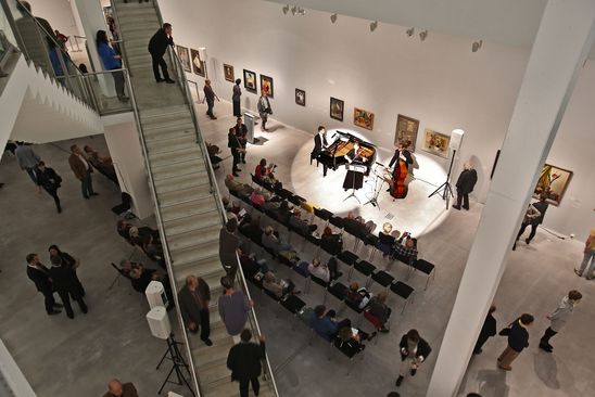 Eröffnung der Ausstellung "Wien Berlin. Kunst zweier Metropolen" in der Berlinischen Galerie, 23.10.2013, Foto: Amin Akhtar