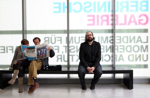 Eröffnung der Ausstellung "Ari Benjamin Meyers. Chamber Music (Vestibule)" in der Berlinischen Galerie, 27.4.2013, Foto: Jirka Jansch Eröffnung der Ausstellung "Ari Benjamin Meyers. Chamber Music (Vestibule)" in der Berlinischen Galerie, 27.4.2013, Foto: Jirka Jansch