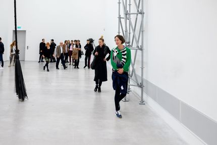 Eröffnung der Ausstellung "Monica Bonvicini. 3612,54 m³ vs 0,05 m³" in der Berlinischen Galerie, 15.9.2017, Foto: Harry Schnitger Eröffnung der Ausstellung "Monica Bonvicini. 3612,54 m³ vs 0,05 m³" in der Berlinischen Galerie, 15.9.2017, Foto: Harry Schnitger