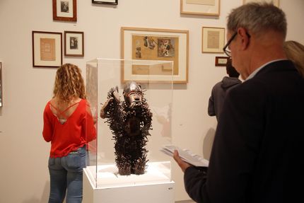Eröffnung der Ausstellung "Dada Afrika. Dialog mit dem Fremden" in der Berlinischen Galerie, 4.8.2016, Foto: Amin Akhtar Eröffnung der Ausstellung "Dada Afrika. Dialog mit dem Fremden" in der Berlinischen Galerie, 4.8.2016, Foto: Amin Akhtar