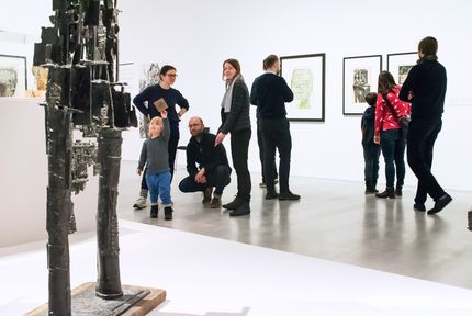 Kindervernissage zur Ausstellung "Eduardo Paolozzi. Lots of Pictures, Lots of Fun" in der Berlinischen Galerie, 11.2.2018, Foto: Barbara Antal Kindervernissage zur Ausstellung "Eduardo Paolozzi. Lots of Pictures, Lots of Fun" in der Berlinischen Galerie, 11.2.2018, Foto: Barbara Antal